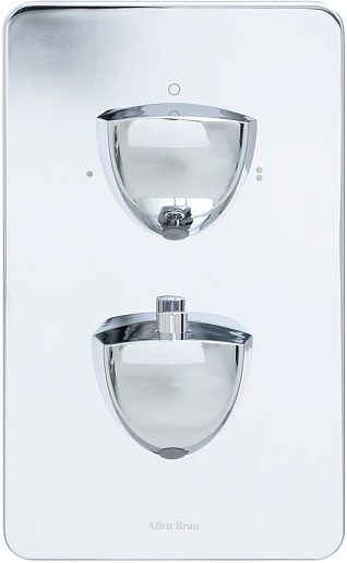 Allen Brau Смеситель для ванны Infinity 5.21216-00 (с внутренней частью, 2 выхода) хром – фотография-2